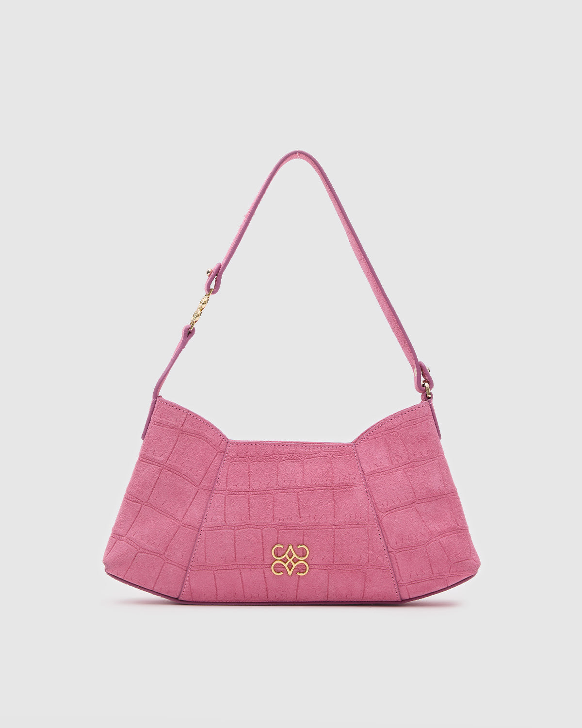 Aries Pink Croc Suede
