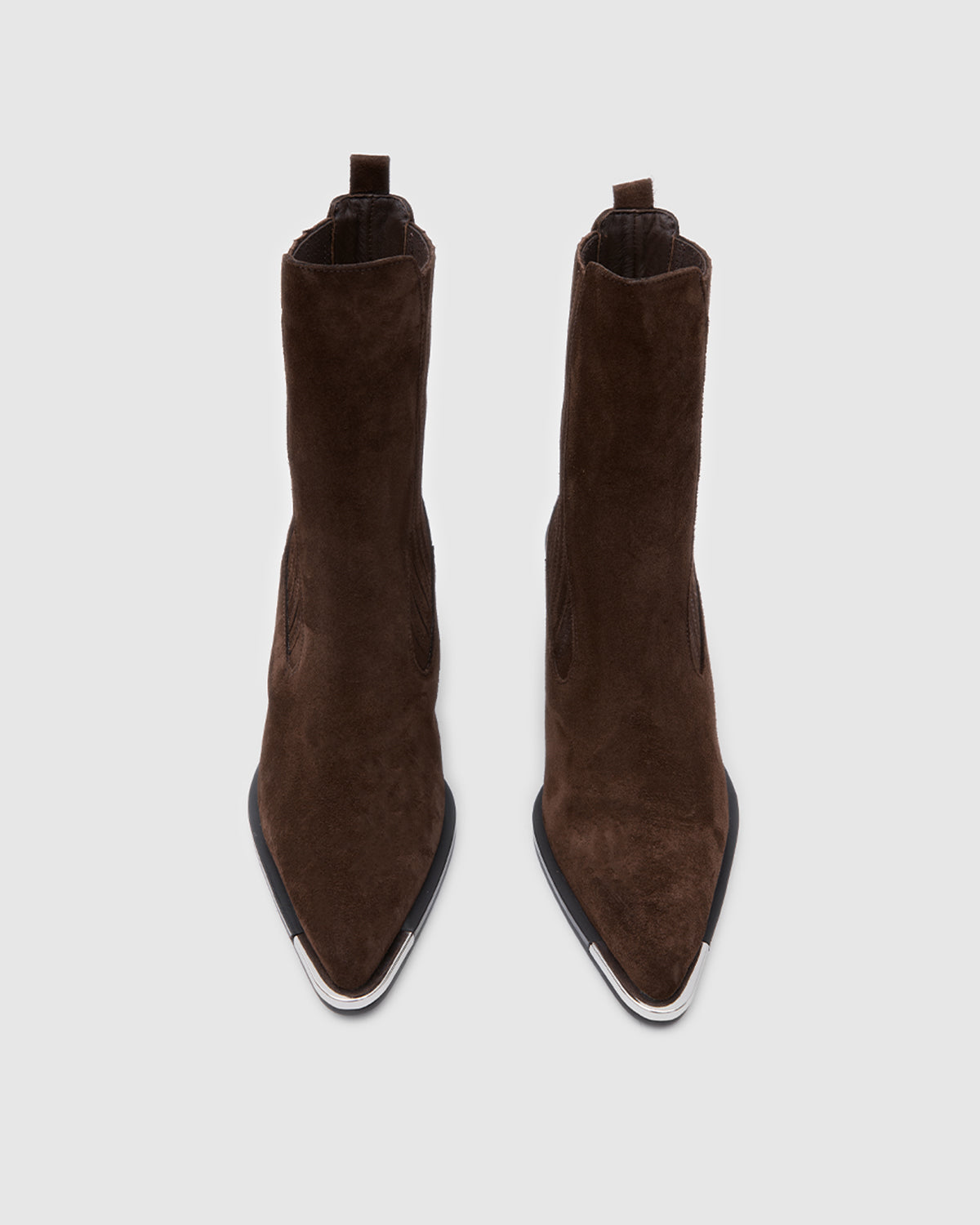 Siena Western High Bitter Brown Suede