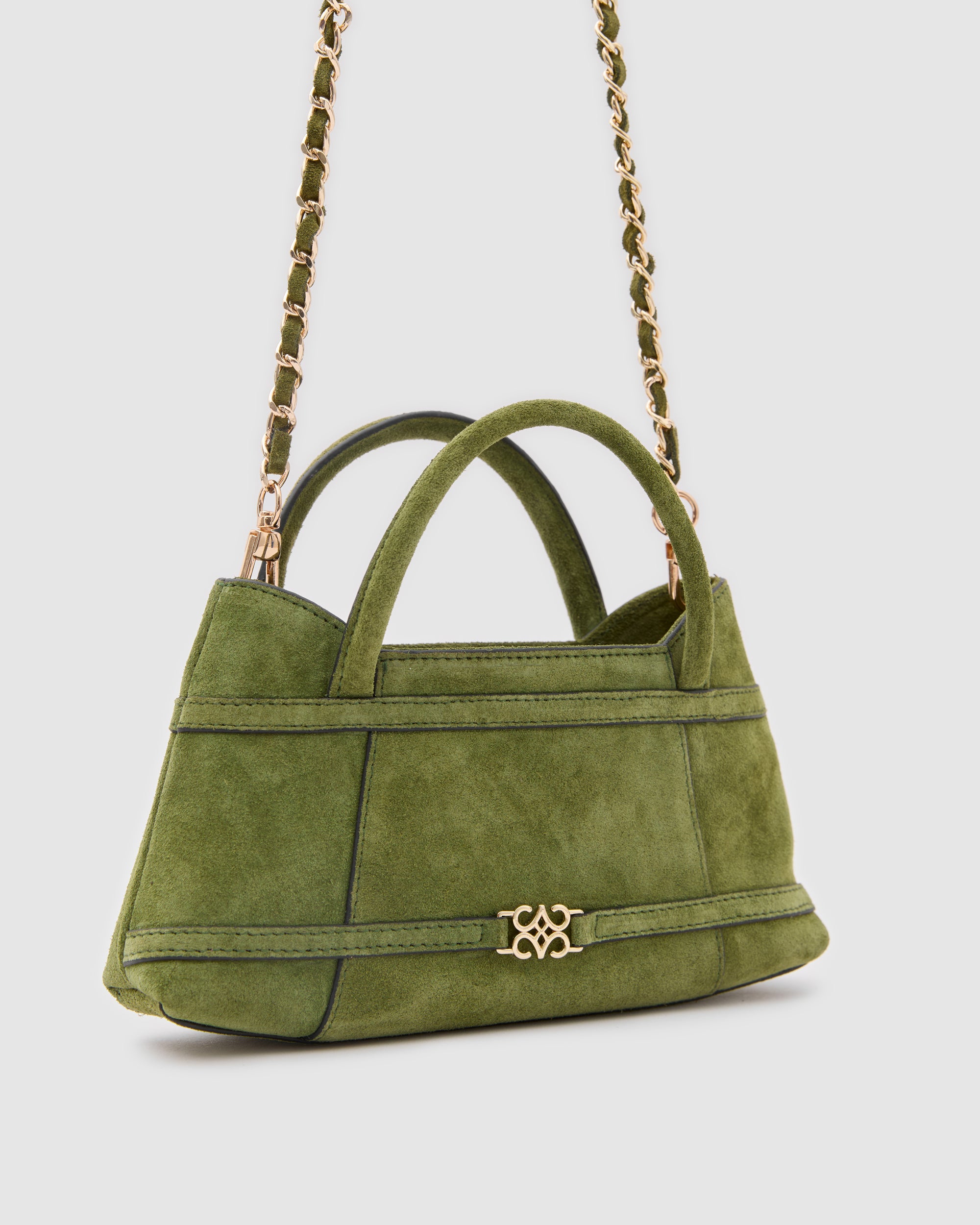 Luna Matcha Suede