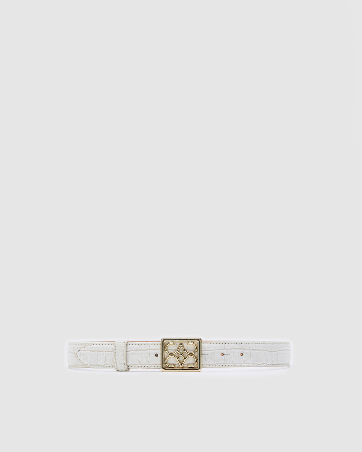 Belt Beige Croc