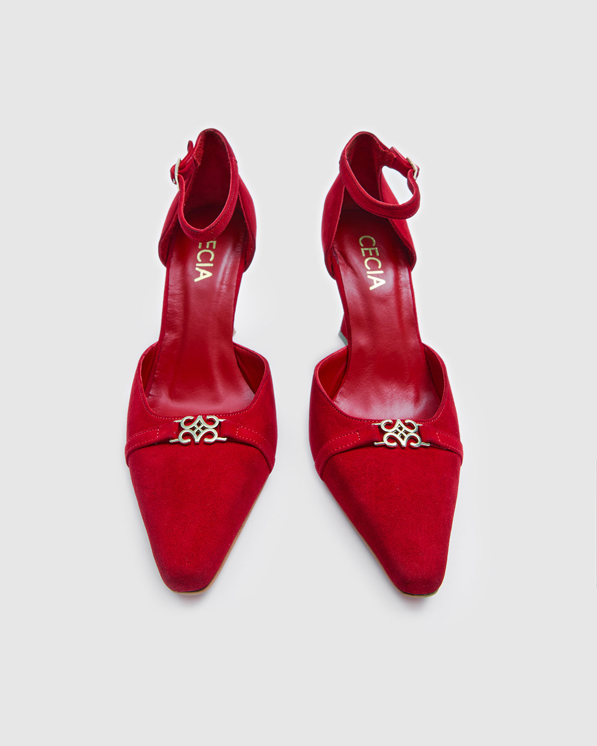 Rhea Red Suede