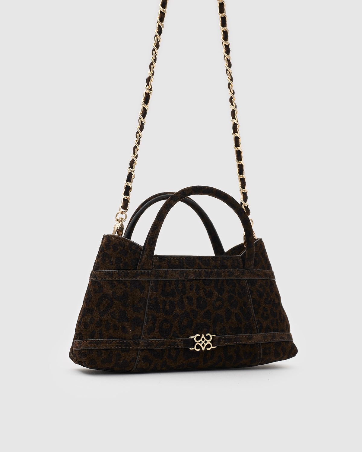 Luna Leopard Dark Brown