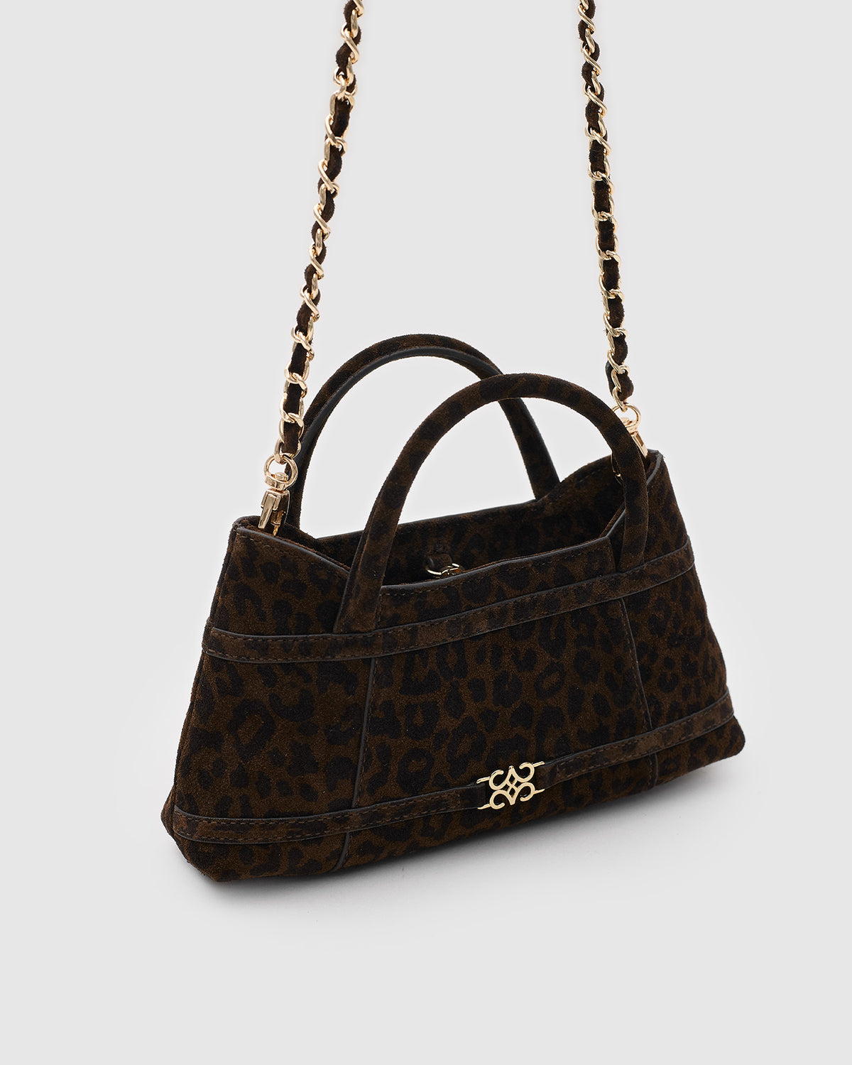 Luna Leopard Dark Brown