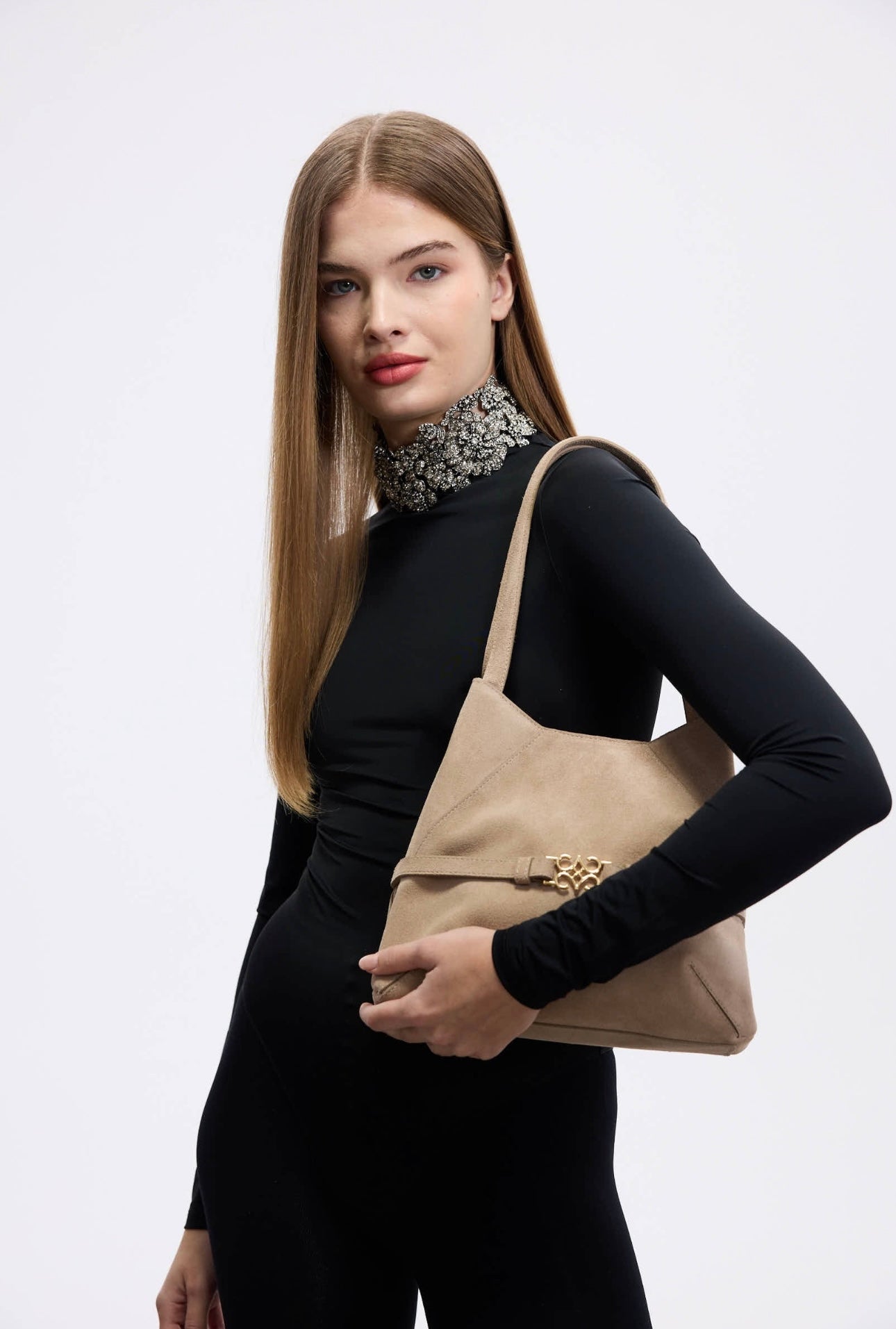 Aries Tote Light Beige