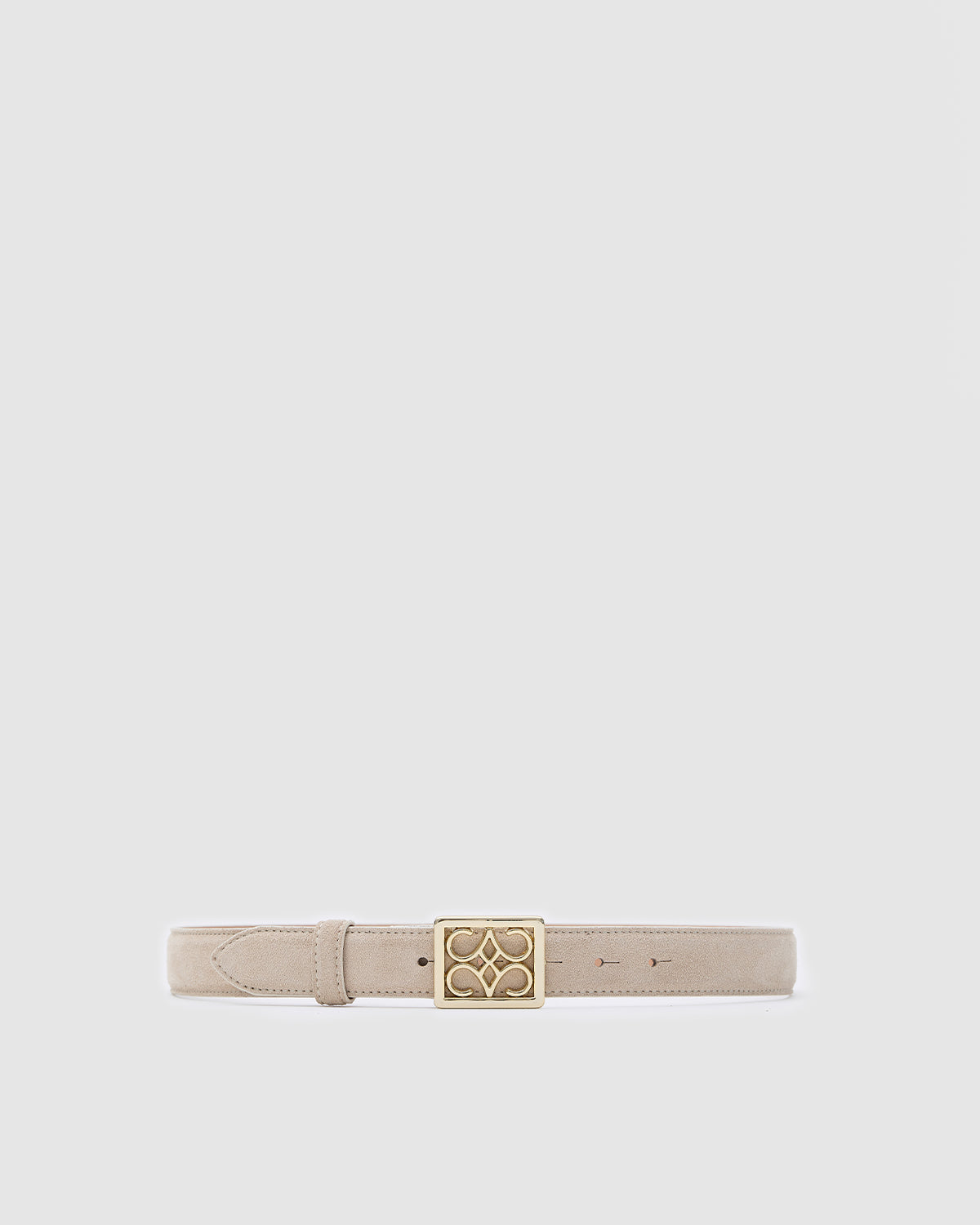Belt Beige Suede