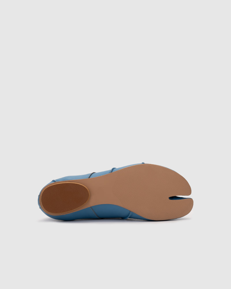 Tabi Ballet Flats Metallic Gold