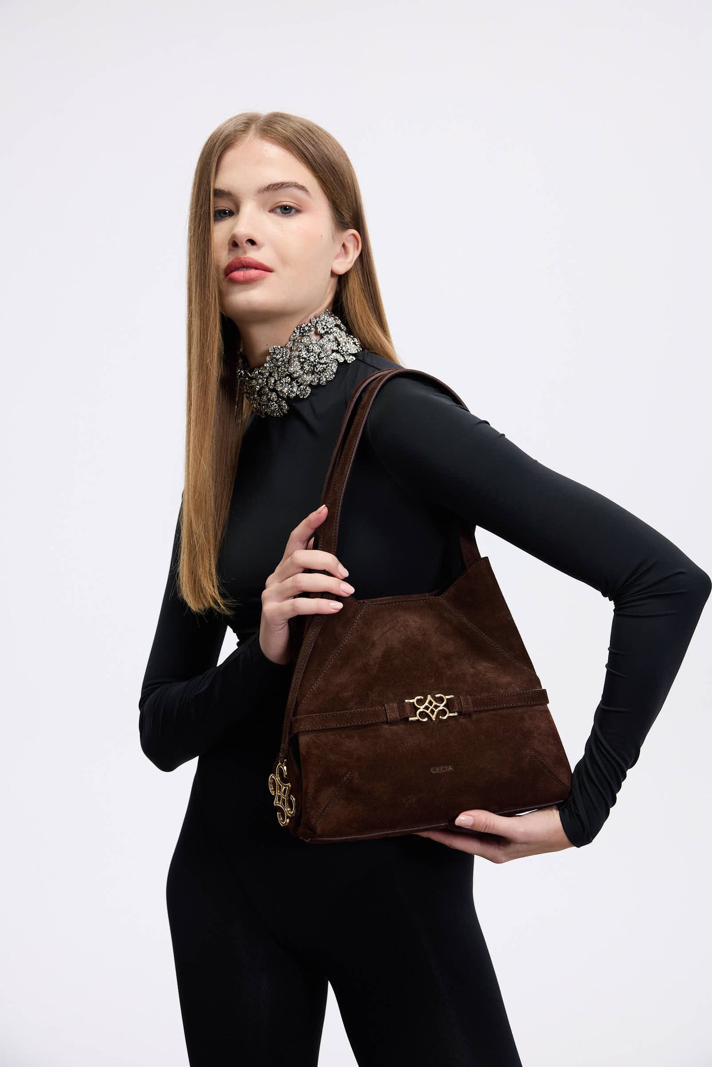 ARIES TOTE - Bitter Brown Suede