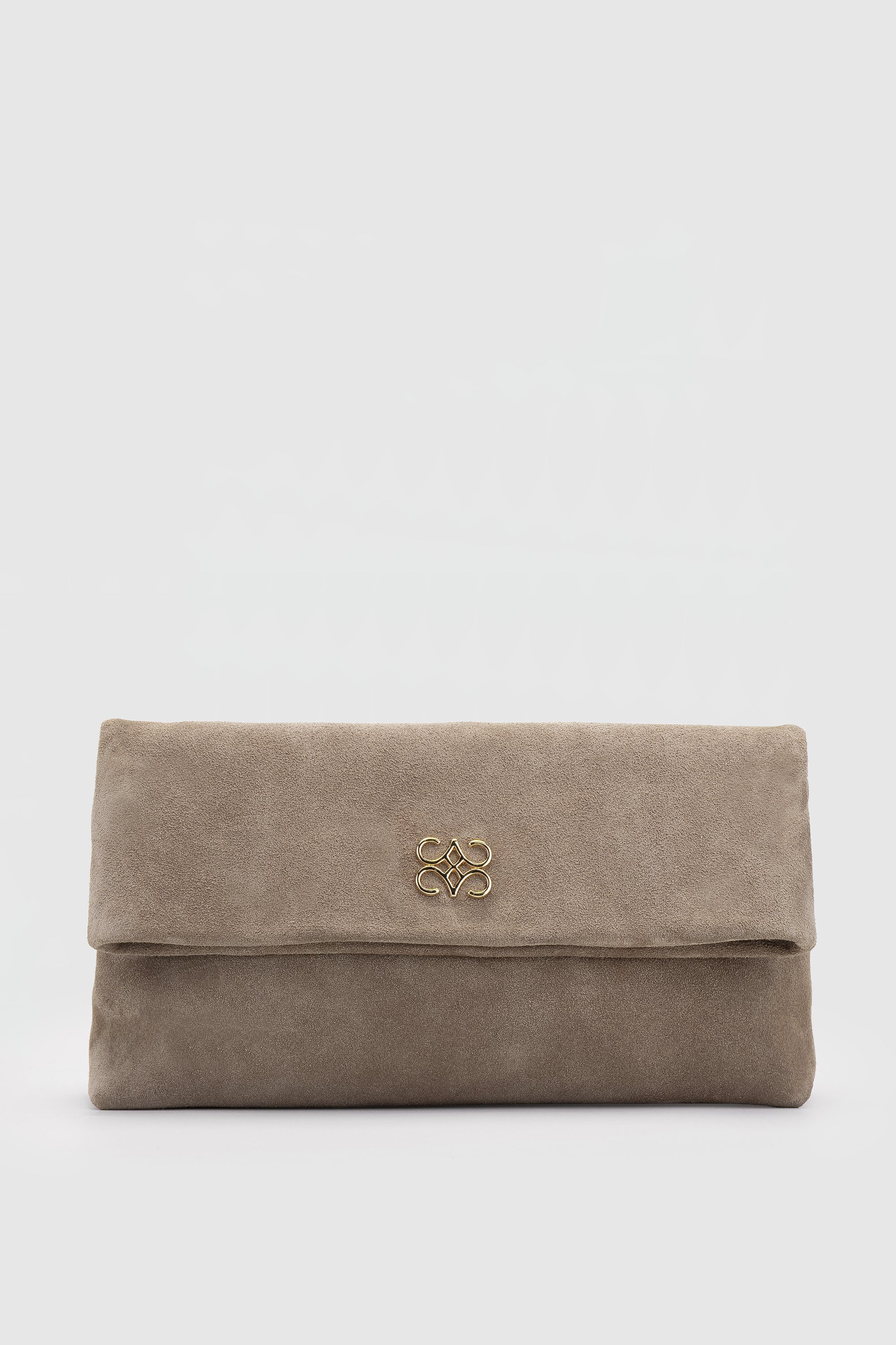 IRA CLUTCH SAND SUEDE