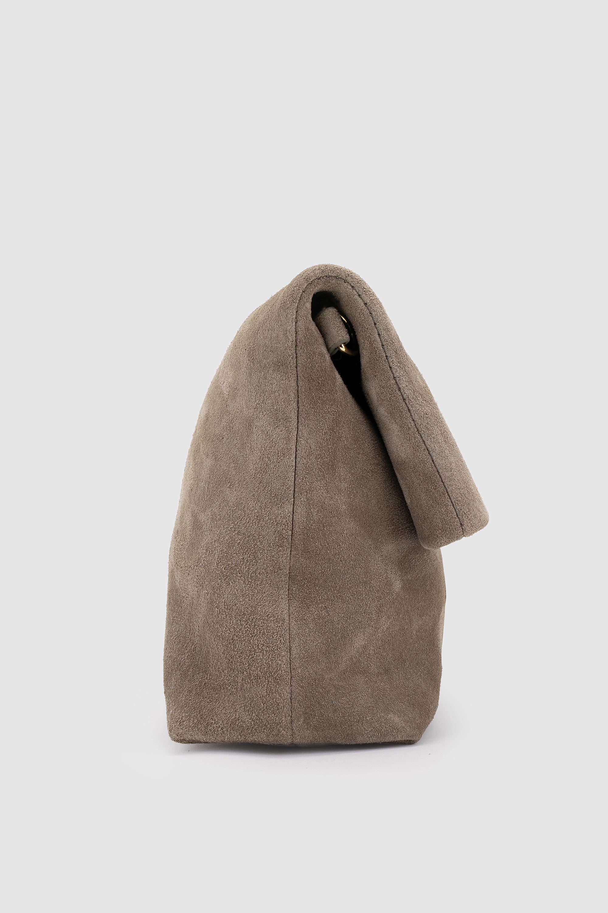 IRA CLUTCH SAND SUEDE